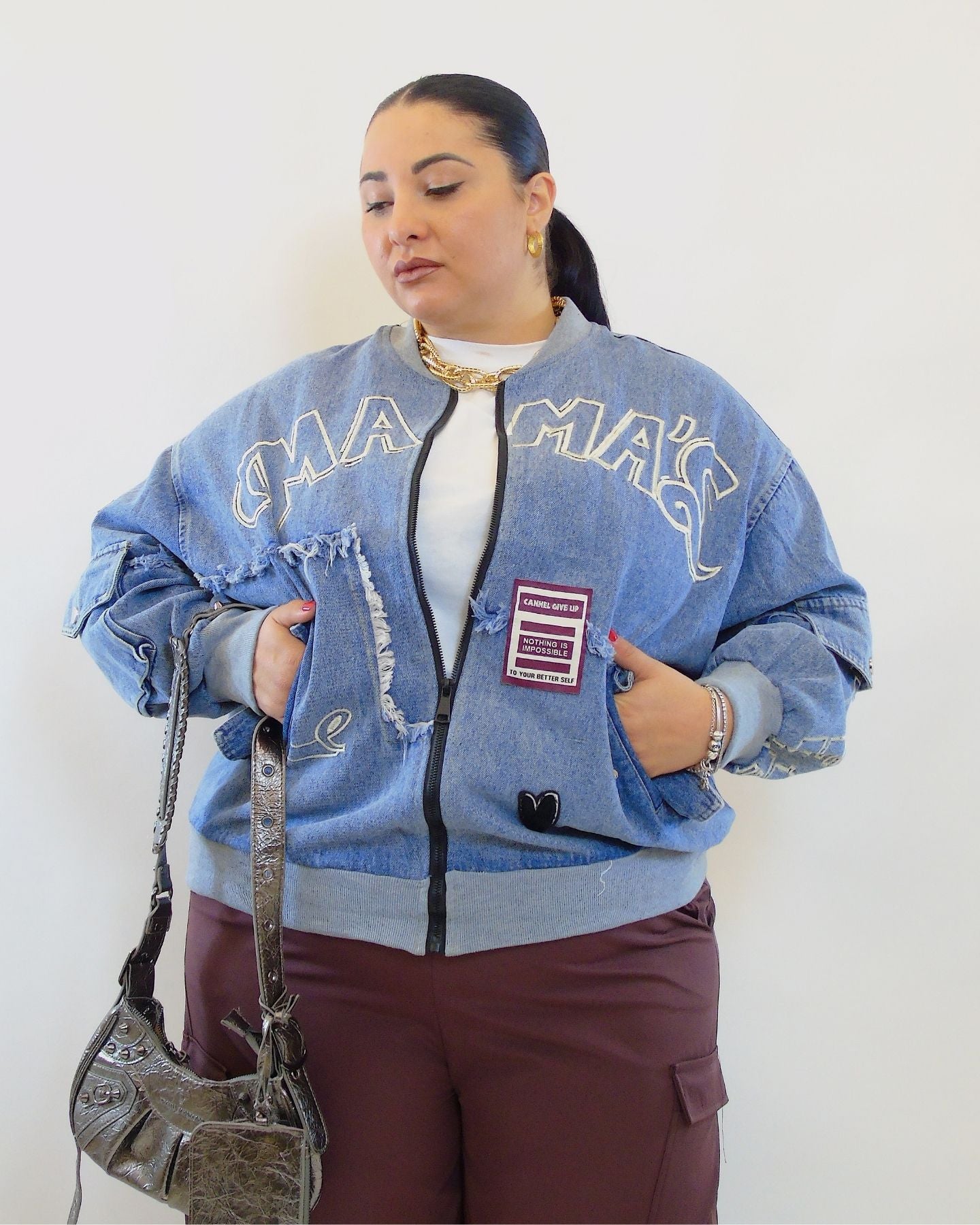 College in denim 9617