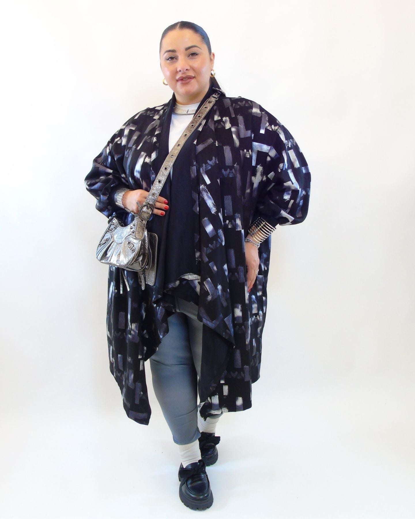 Cardigan in tessuto 64260