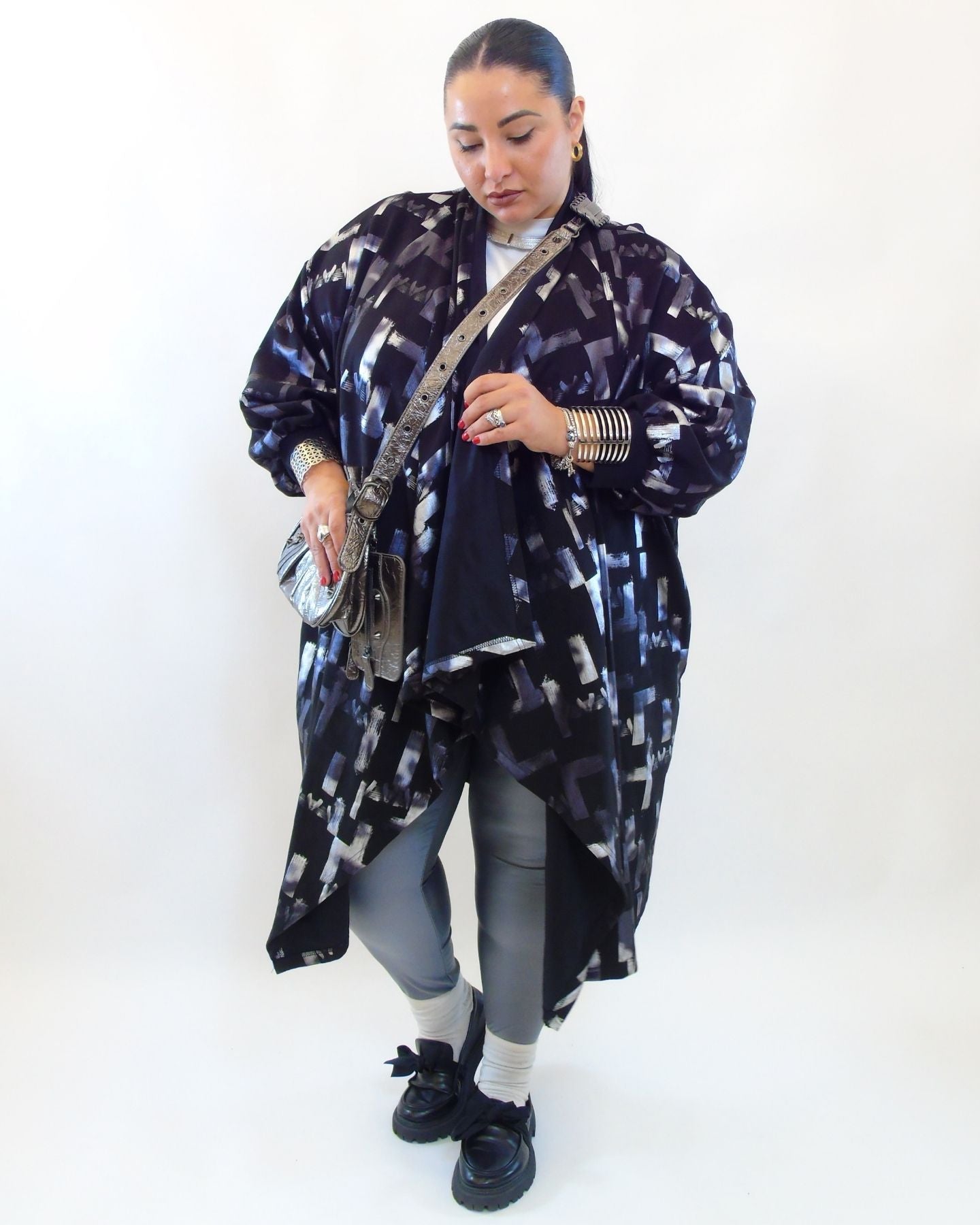 Cardigan in tessuto 64260