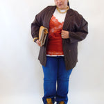 Giacca gessata 87202