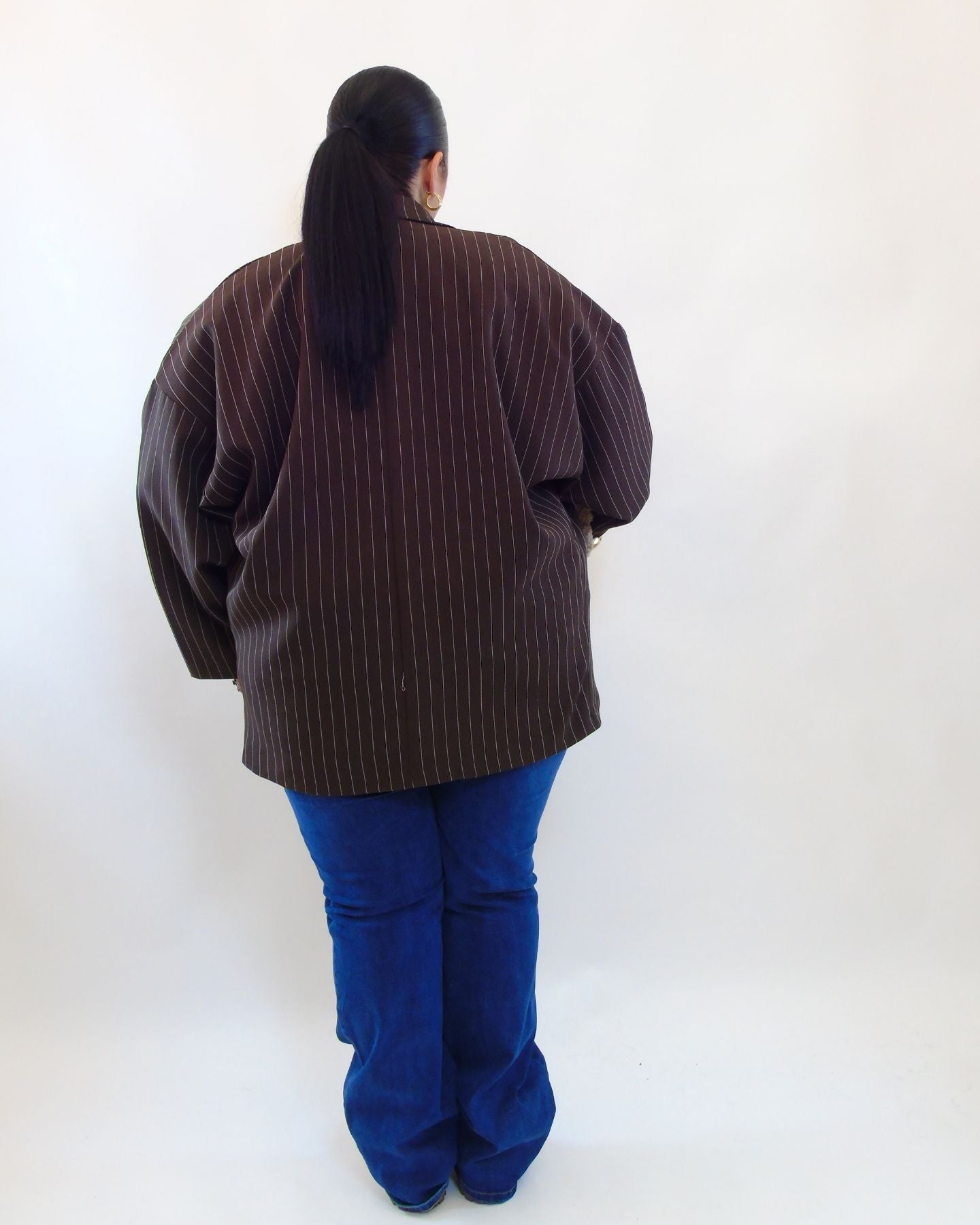 Giacca gessata 87202