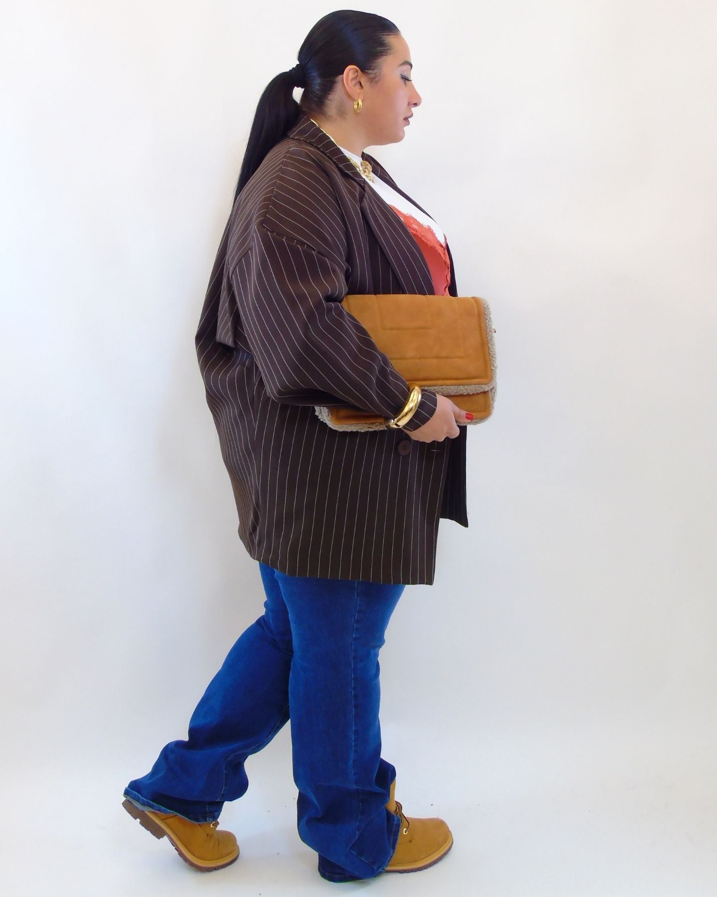 Giacca gessata 87202