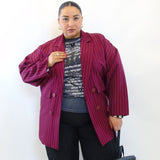 Giacca gessata 87202