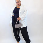 Giacca gessata 87202