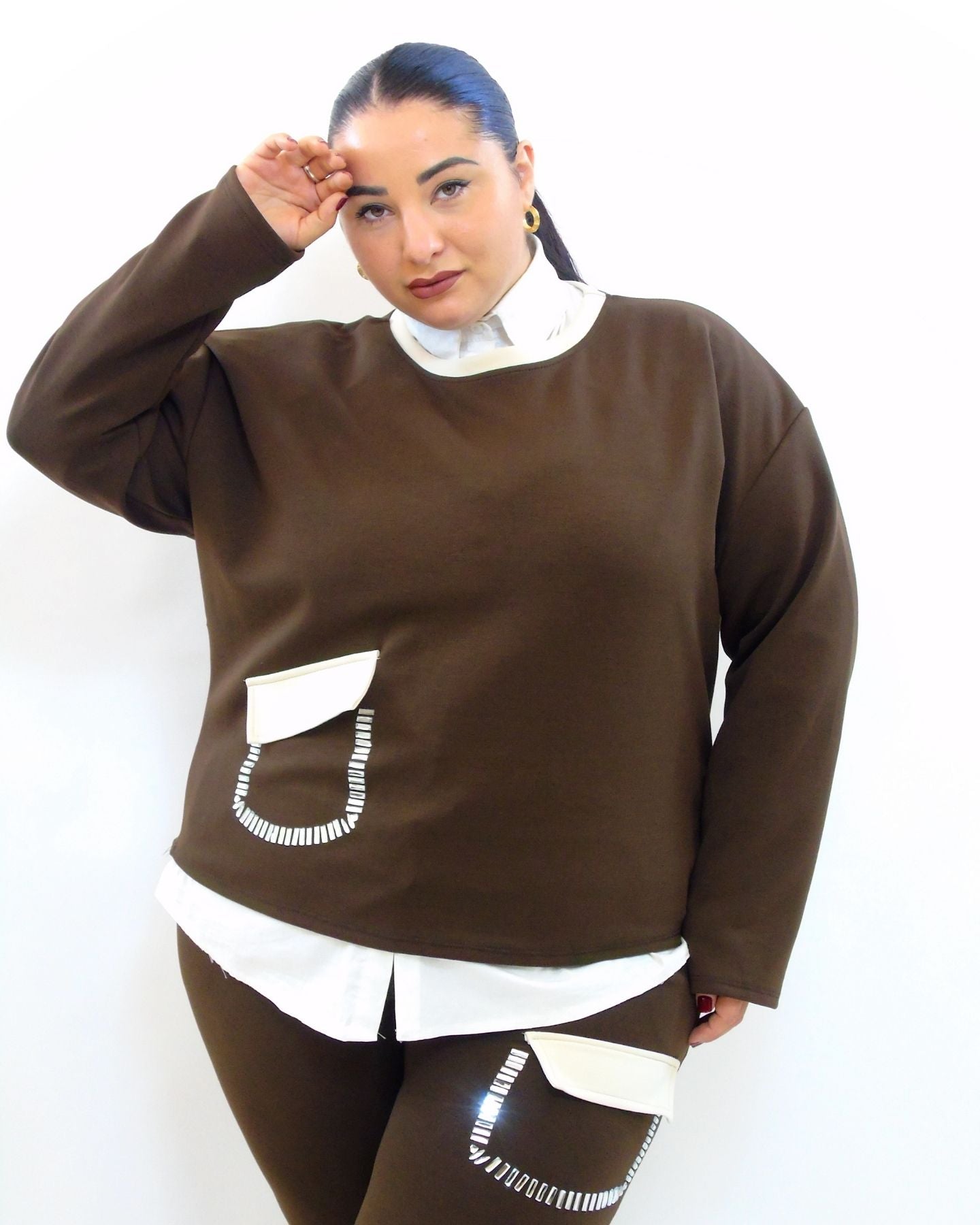 coordinato con dettagli 7673