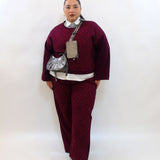 Coordinato con pizzo e brillantini 11331