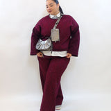 Coordinato con pizzo e brillantini 11331