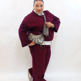 Coordinato con pizzo e brillantini 11331