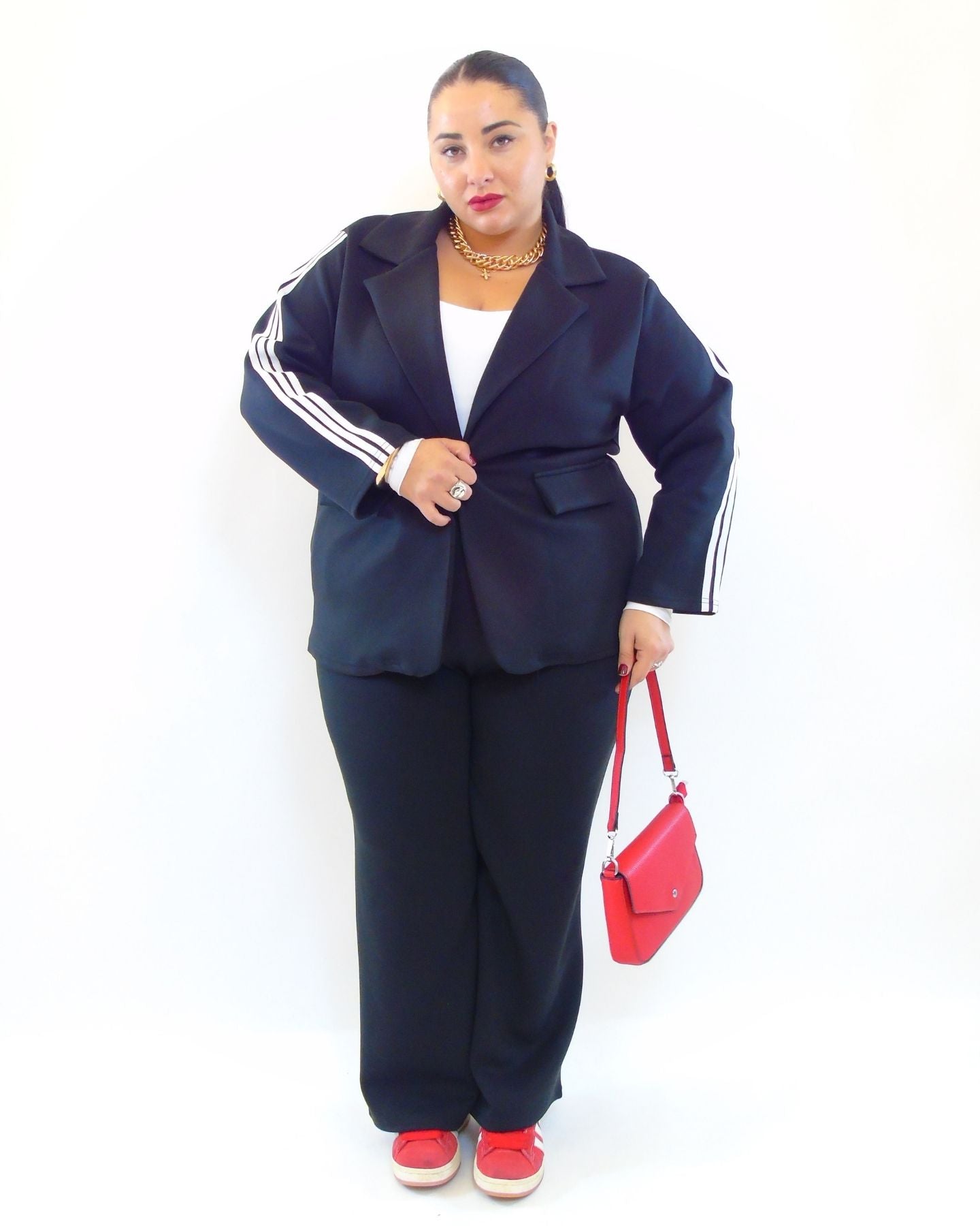 Coordinato con riga laterale 8049