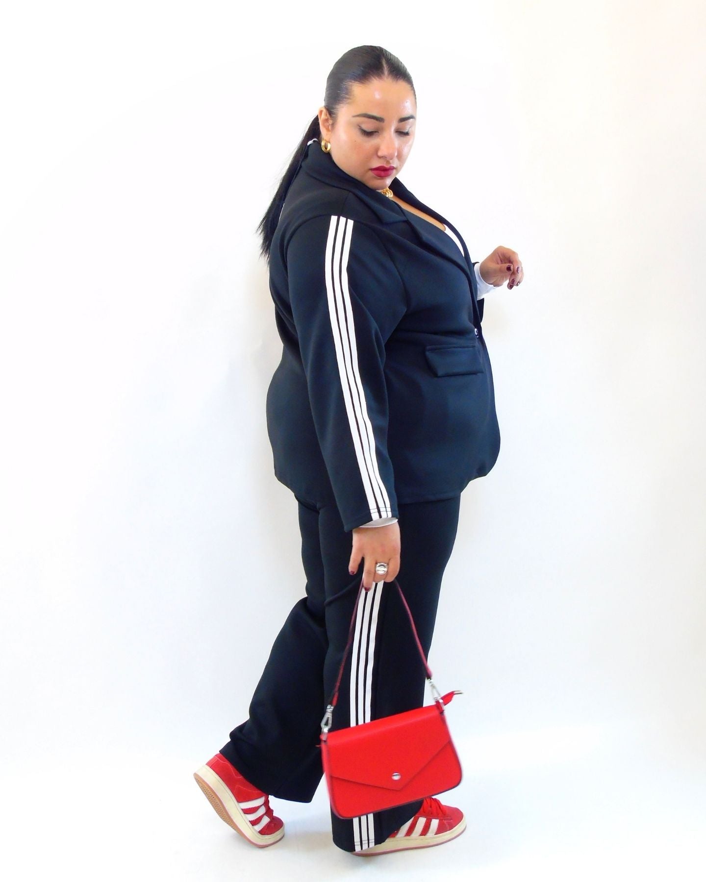 Coordinato con riga laterale 8049