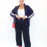 Coordinato con riga laterale 8049