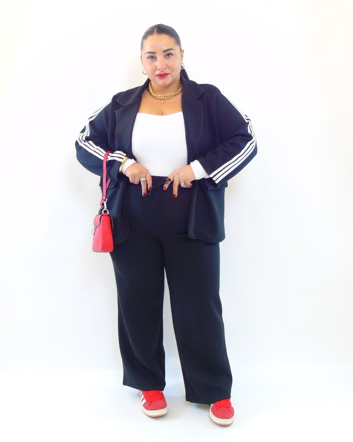 Coordinato con riga laterale 8049