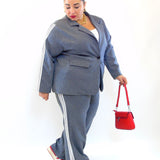 Coordinato con riga laterale 8049