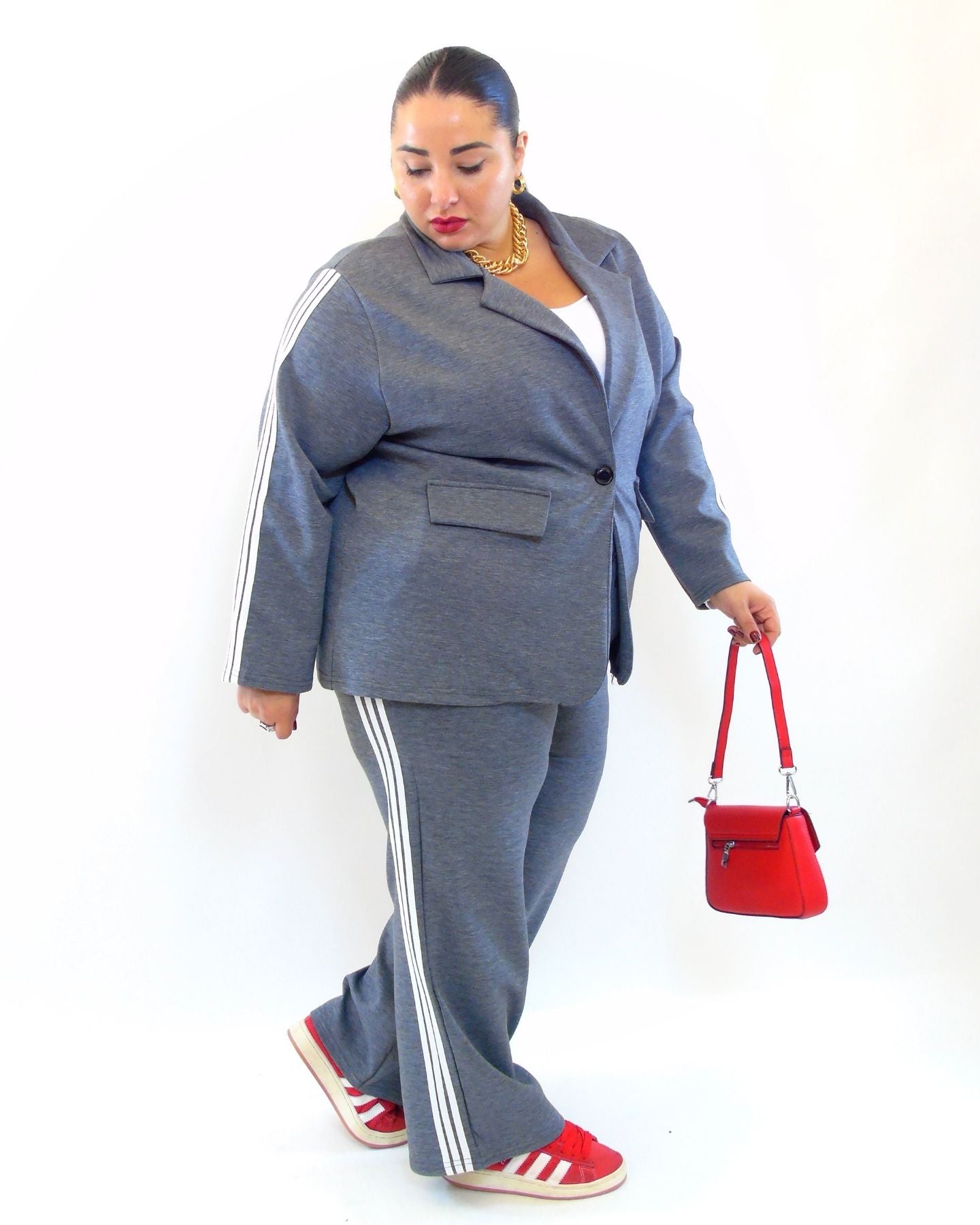 Coordinato con riga laterale 8049