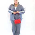 Coordinato con riga laterale 8049