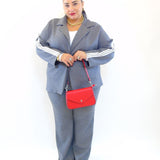 Coordinato con riga laterale 8049