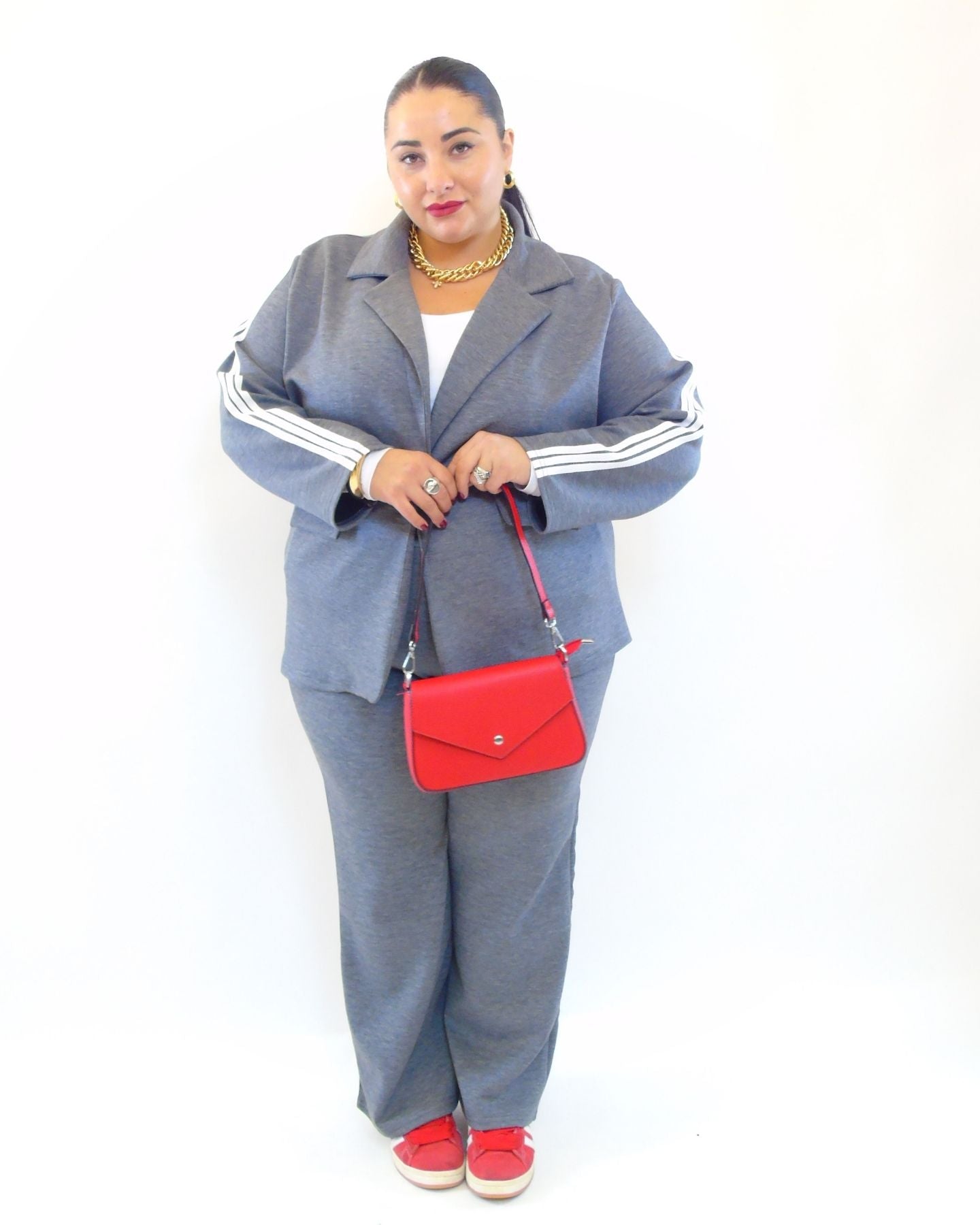 Coordinato con riga laterale 8049