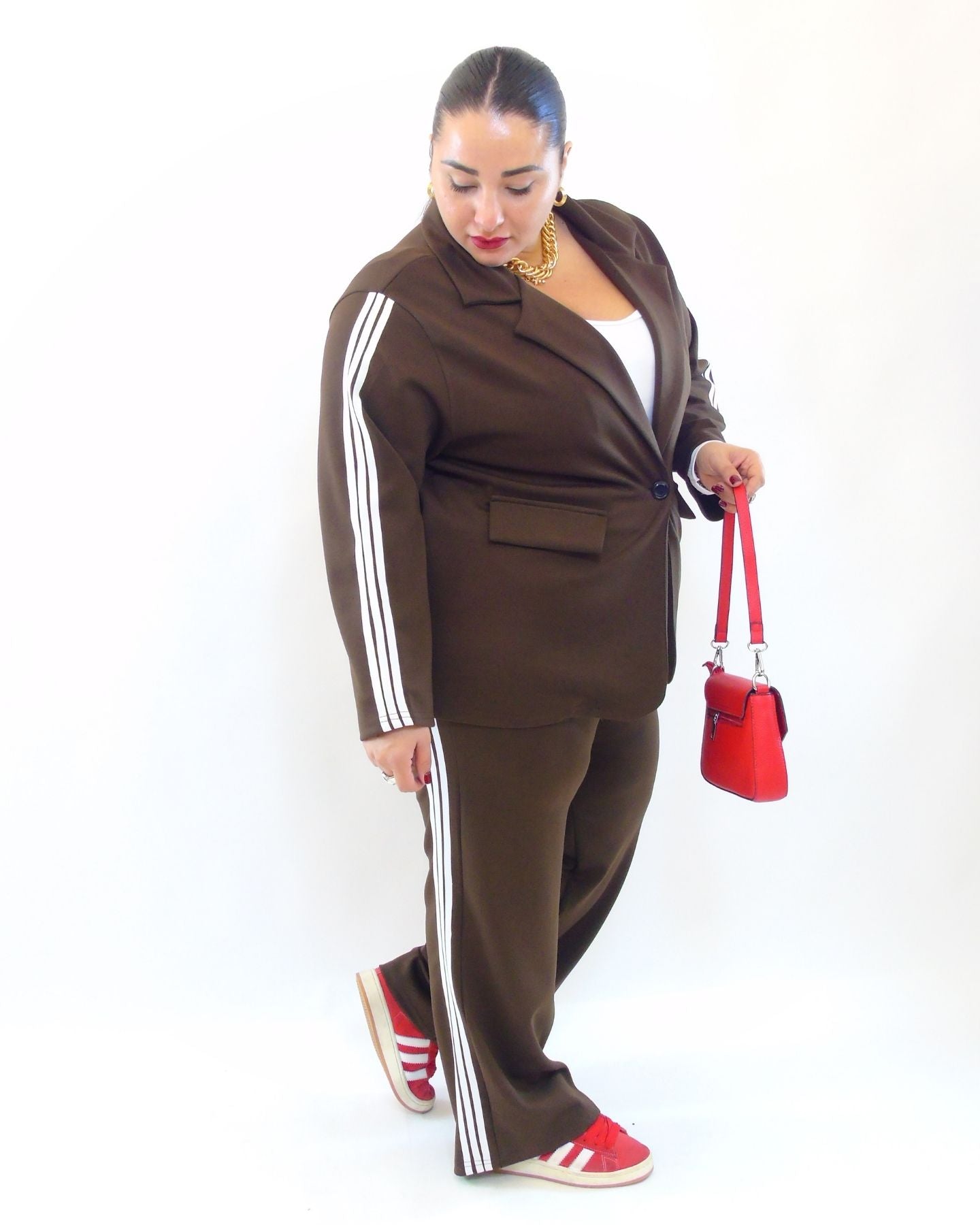 Coordinato con riga laterale 8049