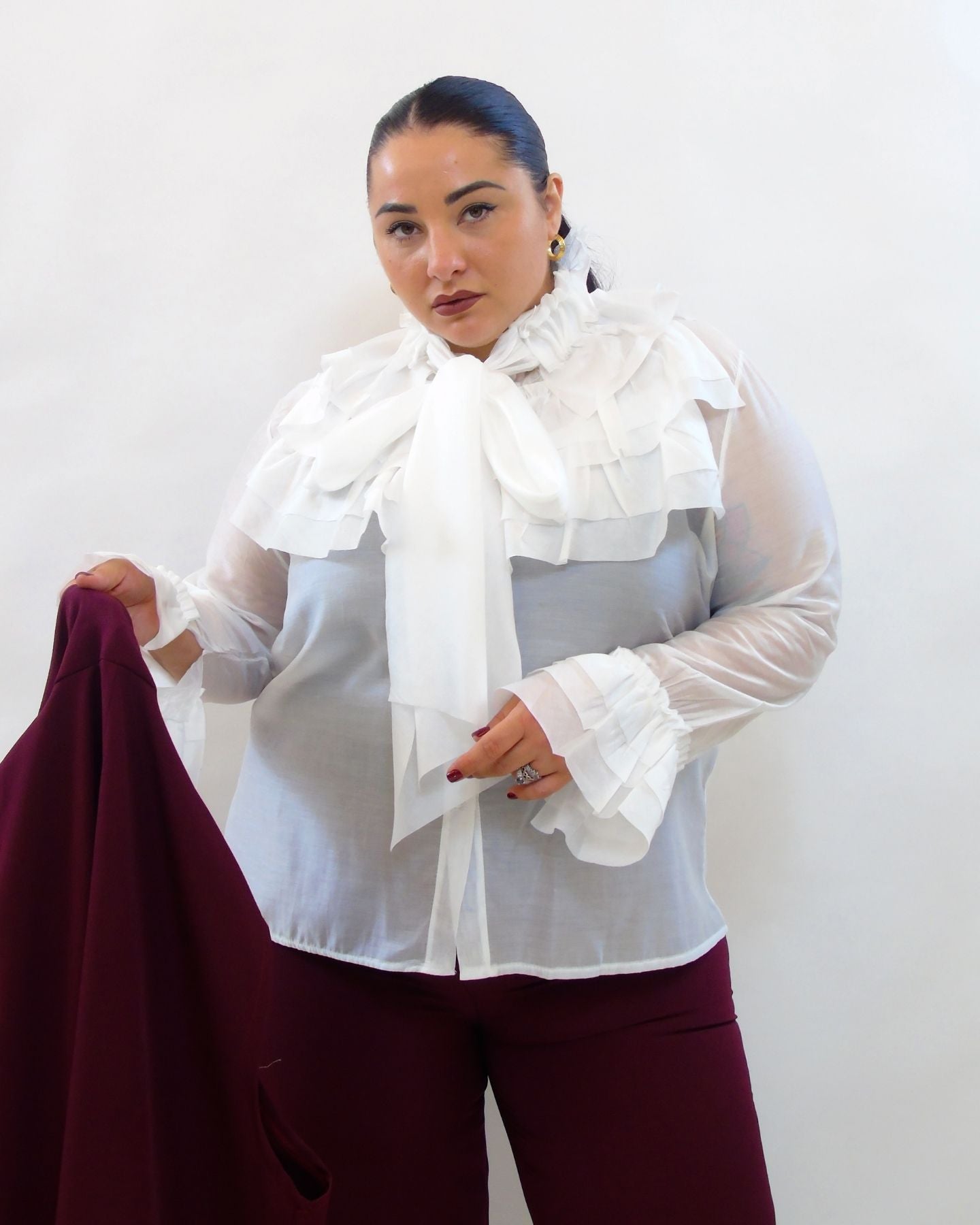 Camicia rouche 28971