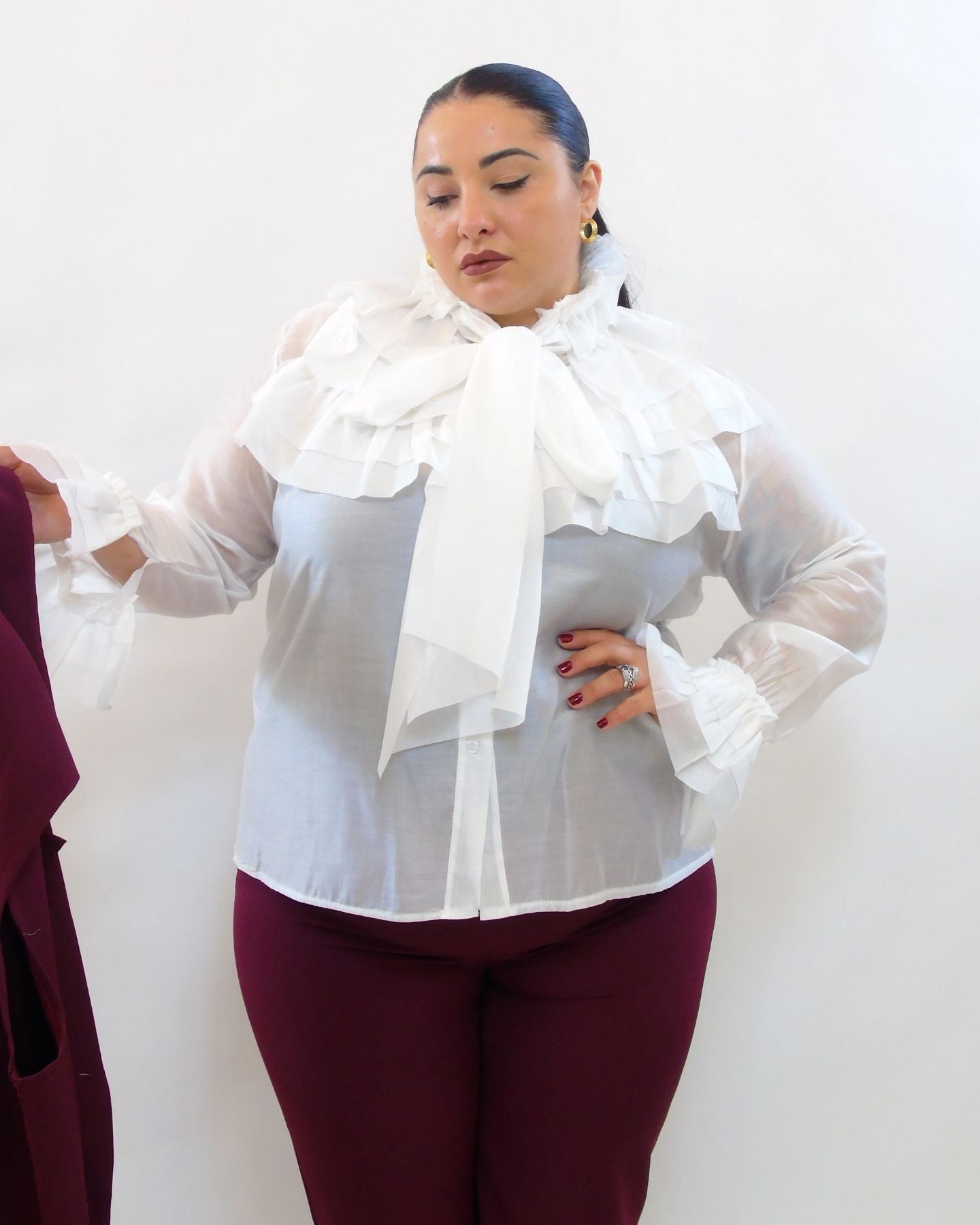 Camicia rouche 28971