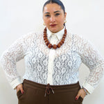 camicia in pizzo 20970