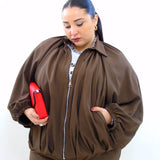 Coordinato ballon con giacca crop 66657