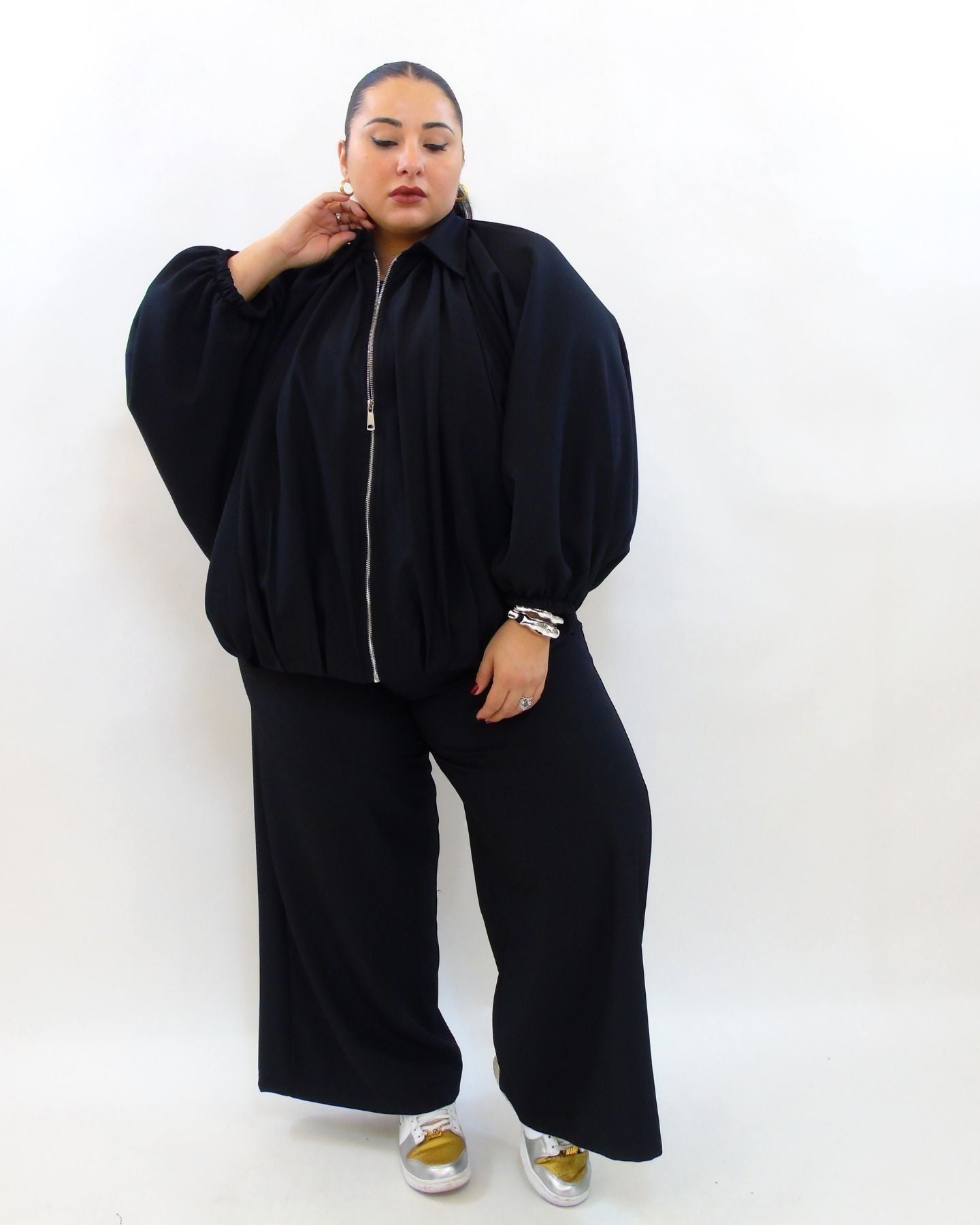 Coordinato ballon con giacca crop 66657