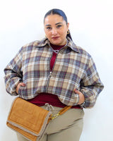 Checked jacket 25729