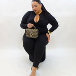 Jumpsuite zip modellante