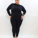 Jumpsuite zip modellante