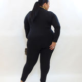 Jumpsuite zip modellante