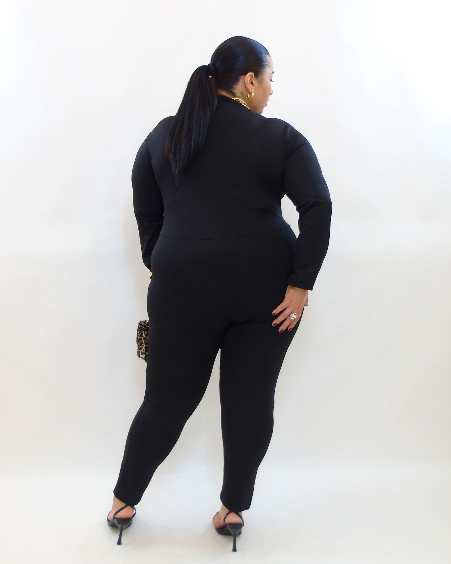 Jumpsuite zip modellante