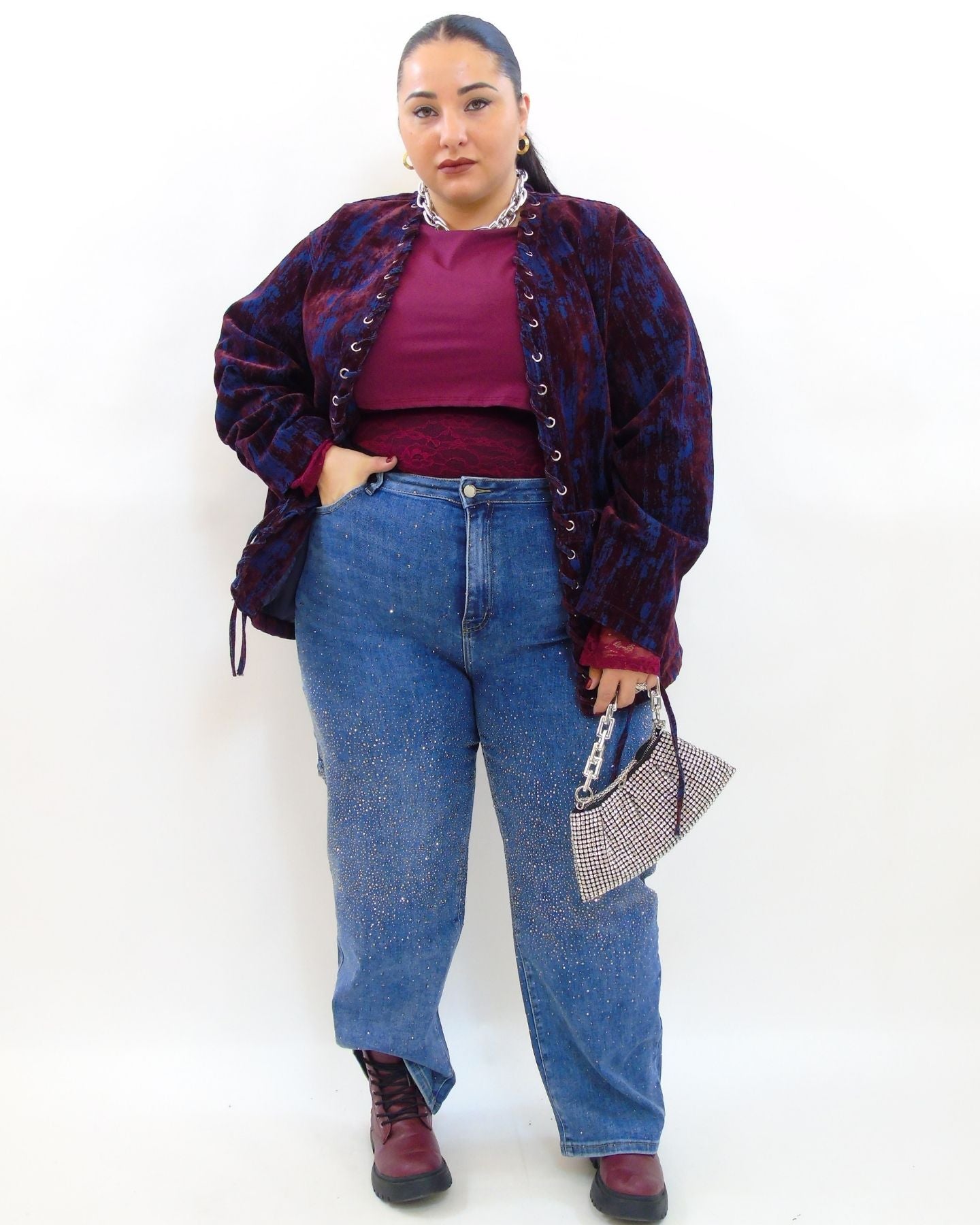 Jeans ballon brillantini 1386