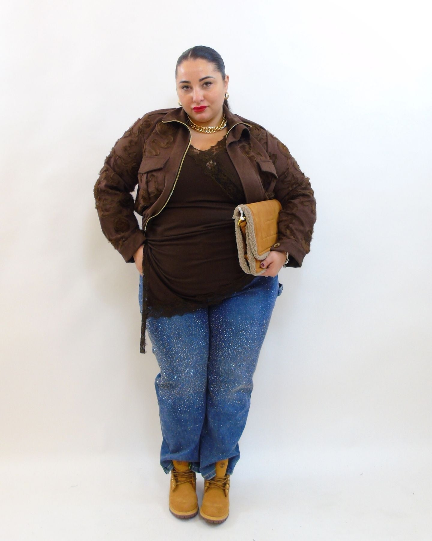 Jeans ballon brillantini 1386