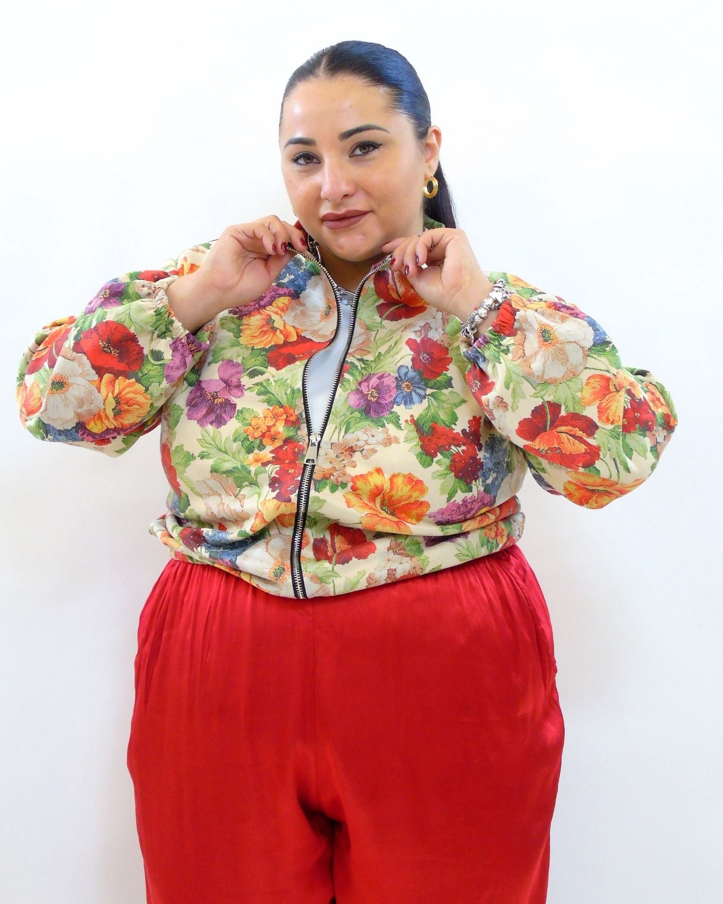 cardigan floreale 8201