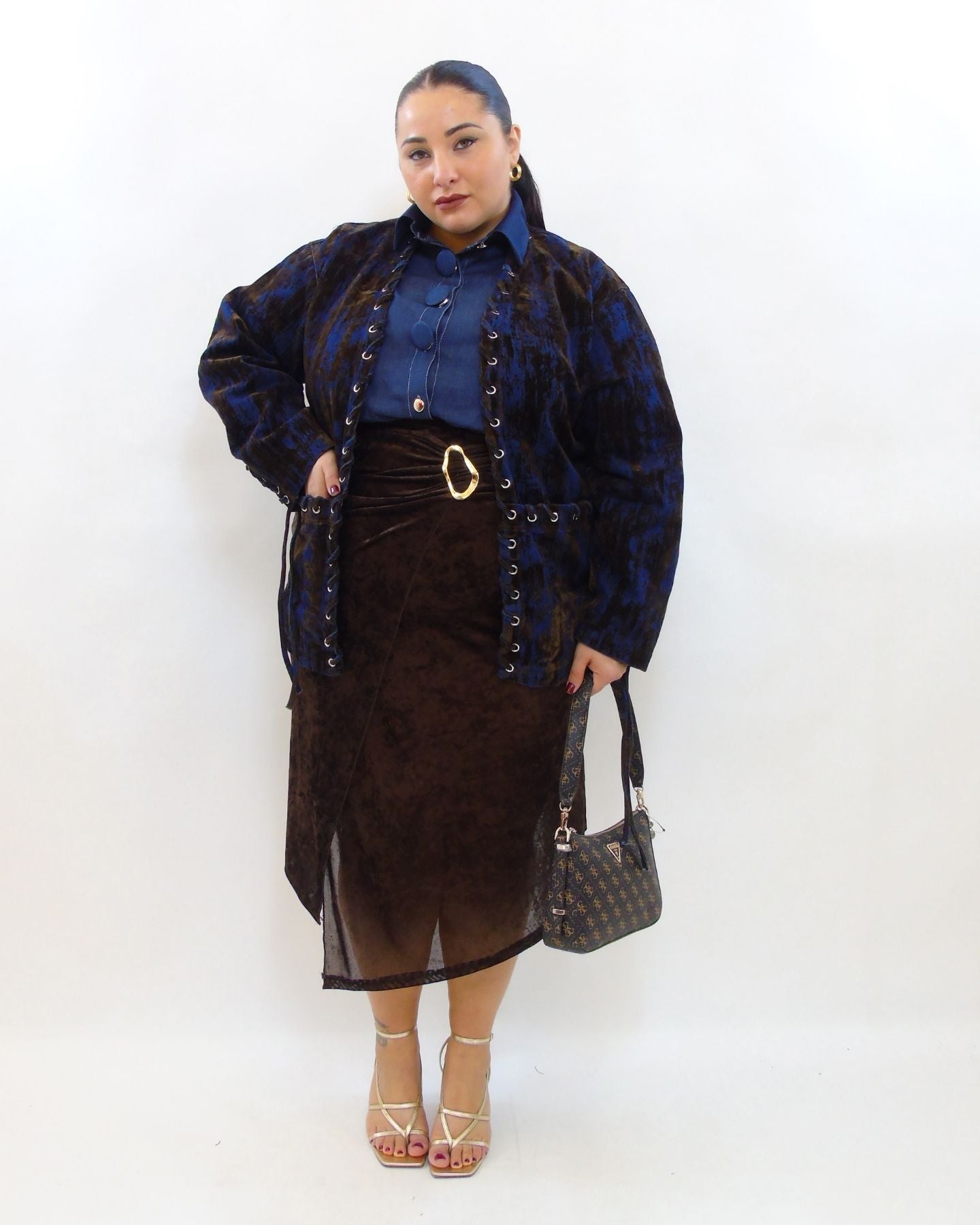 gonna in velluto 25383