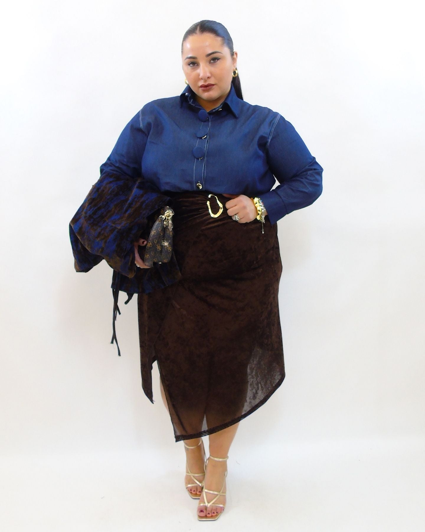 gonna in velluto 25383