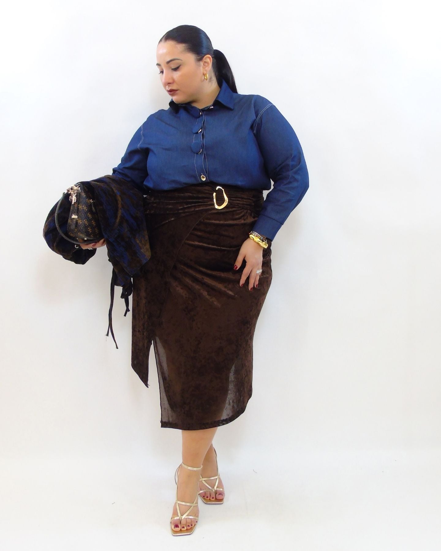 gonna in velluto 25383