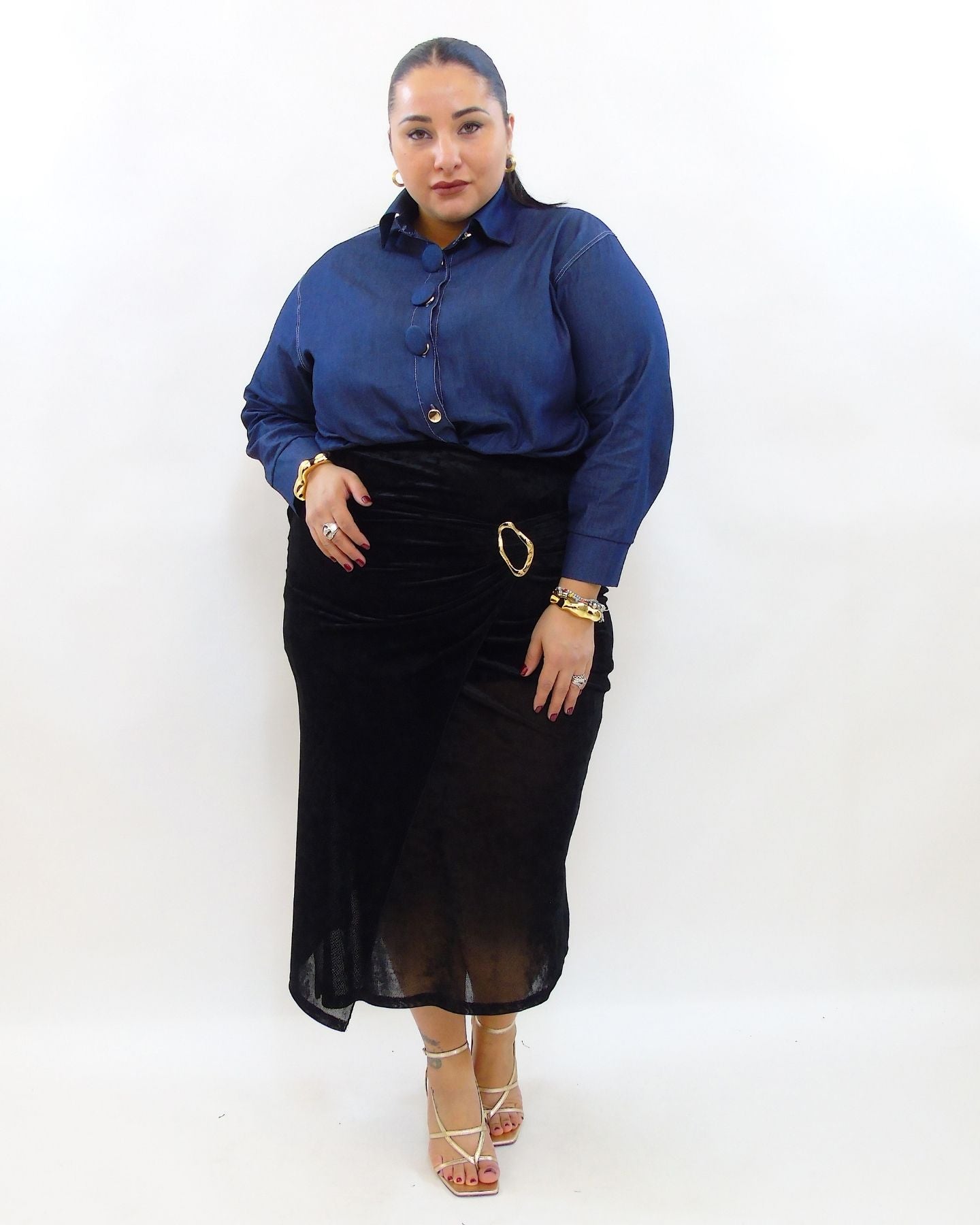 gonna in velluto 25383