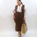 Coordinato con bottoni rosa 266