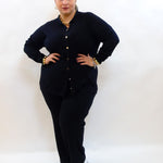 Coordinato con bottoni oro 099