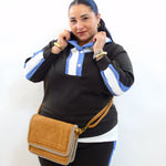 Coordinato con trama in jeans 8079