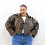Giubbino simil pelle 6679