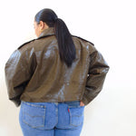 Giubbino simil pelle 6679