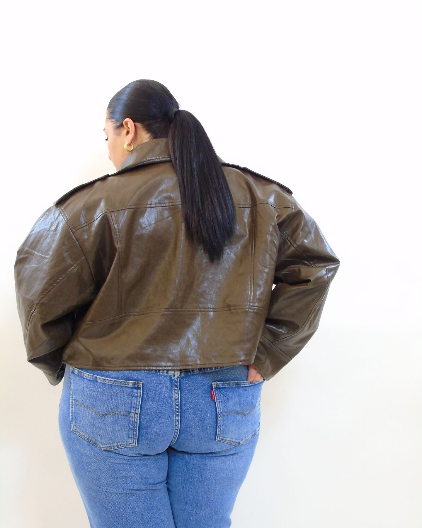 Giubbino simil pelle 6679