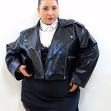 Giubbino simil pelle 6679