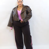 Giubbino simil pelle 6679