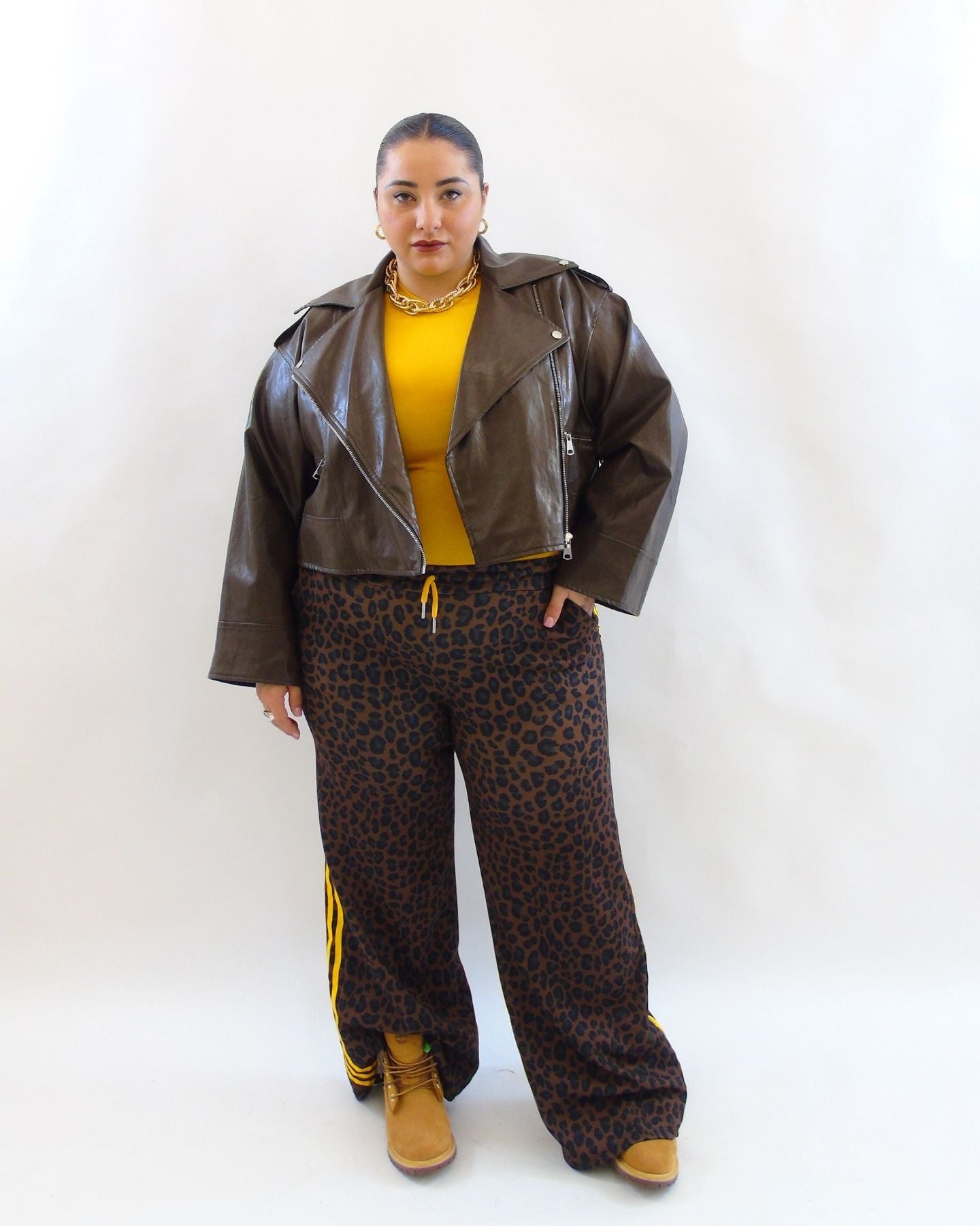 Giubbino simil pelle 6679