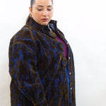 Camicione con bottoni in tessuto sfumato 25474