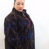 Camicione con bottoni in tessuto sfumato 25474